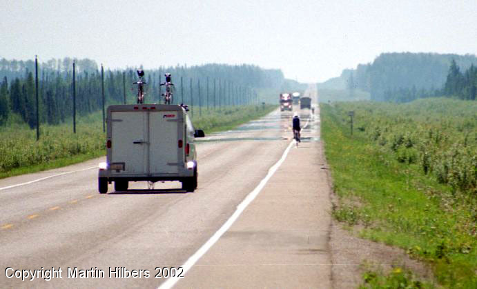 Alaska Highway : Fort Nelson - Prophet River / Back on the road after lunch. Click to see full size image