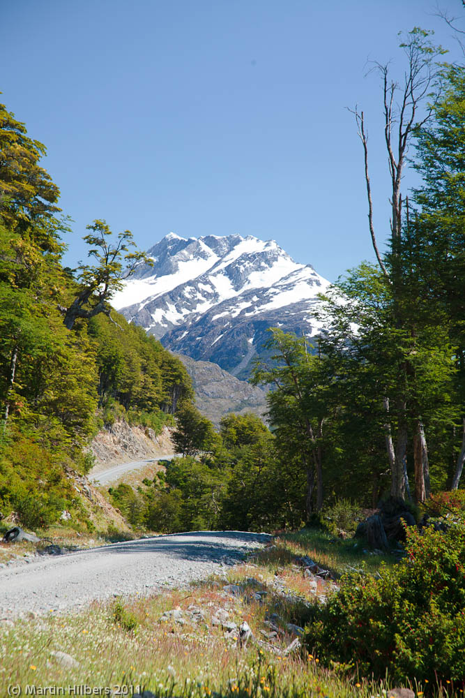 Carretera Austral: 02/01 Arroyo de la luna - Villa O'Higgins / Nearly in Villa O'Higgins. Click to see full size image