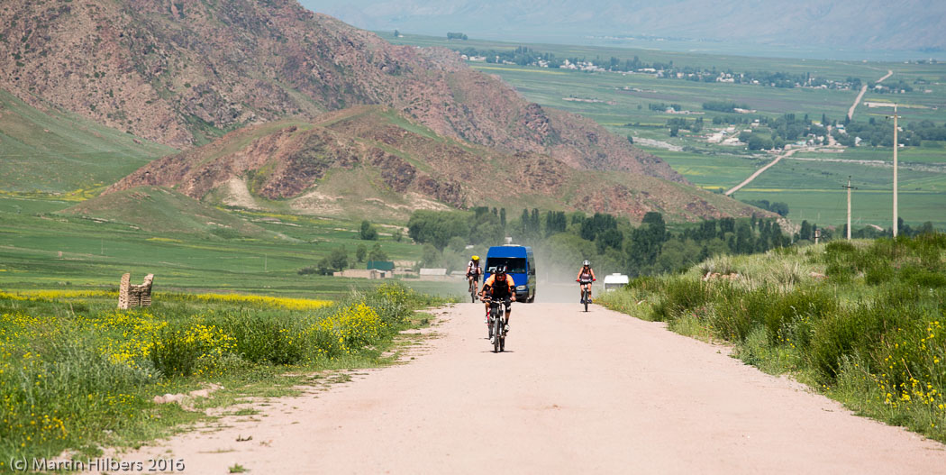 Kyrgyzstan: 30/06 Temir Kanat - Issyk Kul Yurt Camp / Last climb !. Click to see full size image