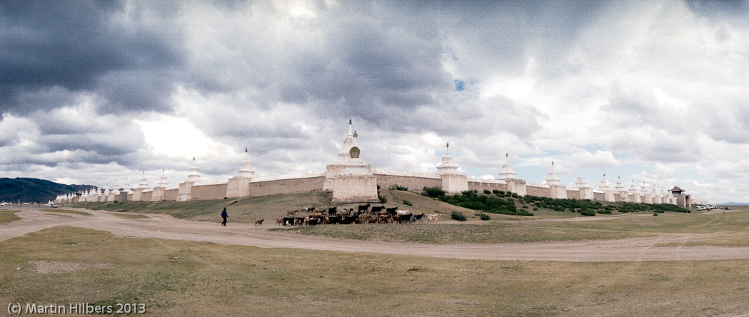 Mongolia: 17/6 Kharkorin - Mongol Els / Erdene Zuu. Click to see full size image