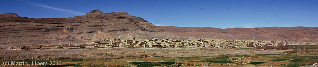 Morocco High Atlas and Jebel Sahro: 28/3 Tamtattouchte - Agoudal / Aboudal - highest village in the Atlas. Click to see full size image