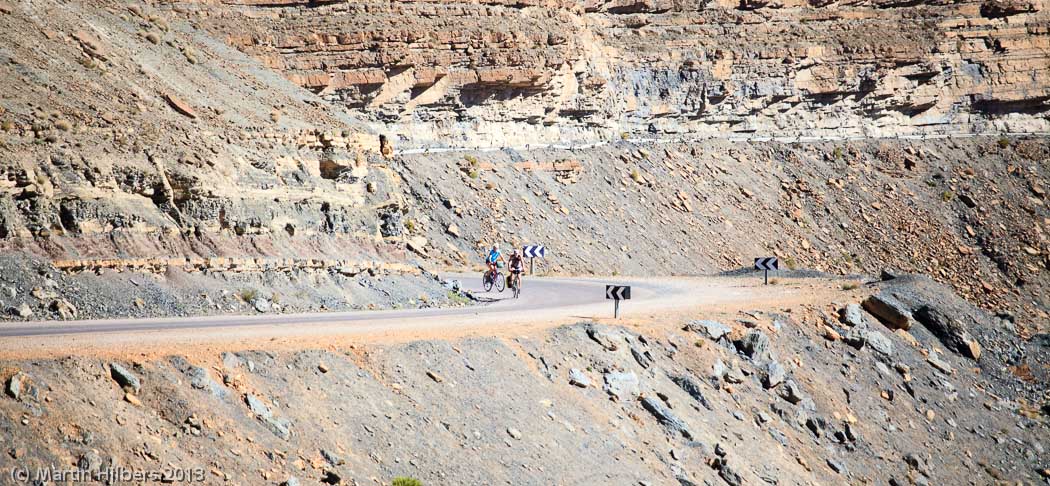 Morocco High Atlas and Jebel Sahro: 30/3 Msemrir - Boumalne Dades / Riding along the Gorges du Dades. Click to see full size image